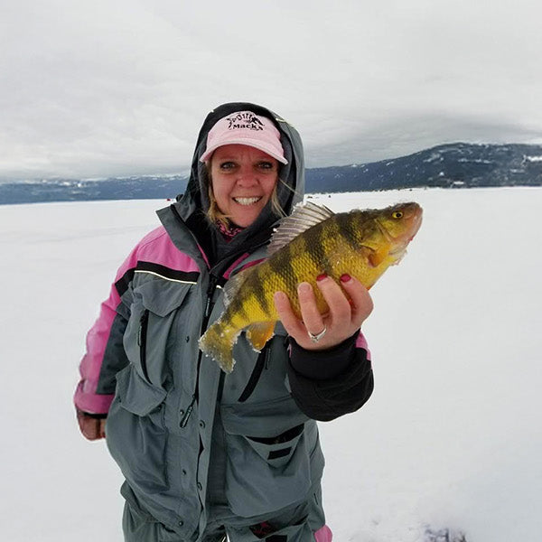 Ice Fishing for Yellow Perch Giants