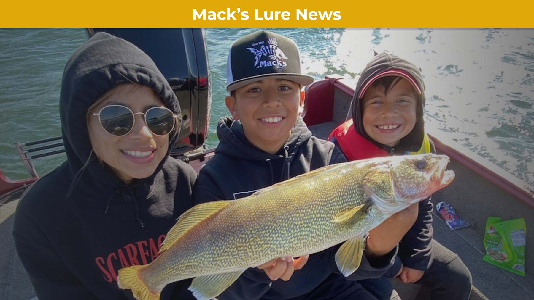 Take a kid fishing - Mack's Lure is a C.A.S.T for Kids Foundation Sponsor