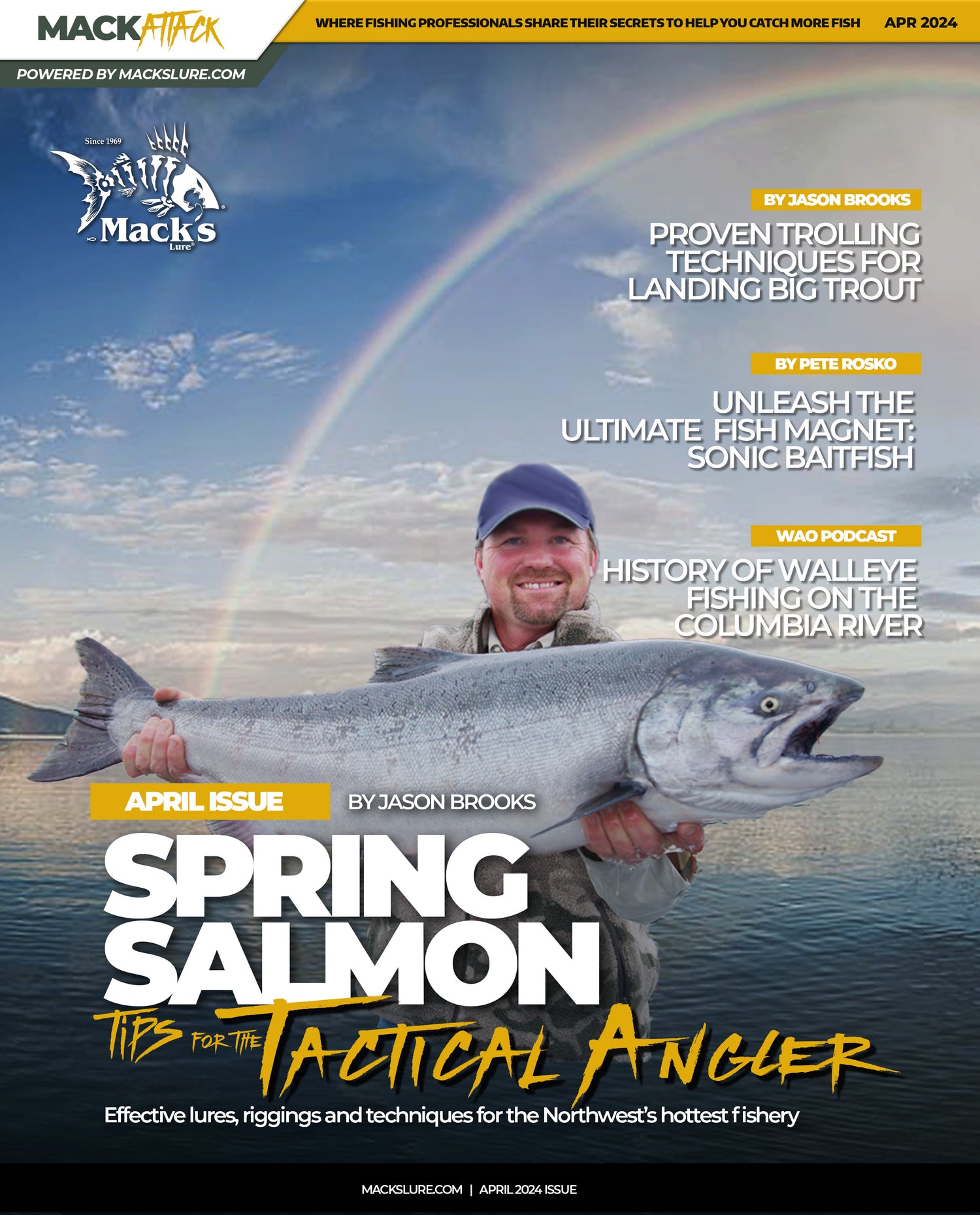 Trolling Tips for Saltwater Salmon - Mack Attack Magazine — Mack's