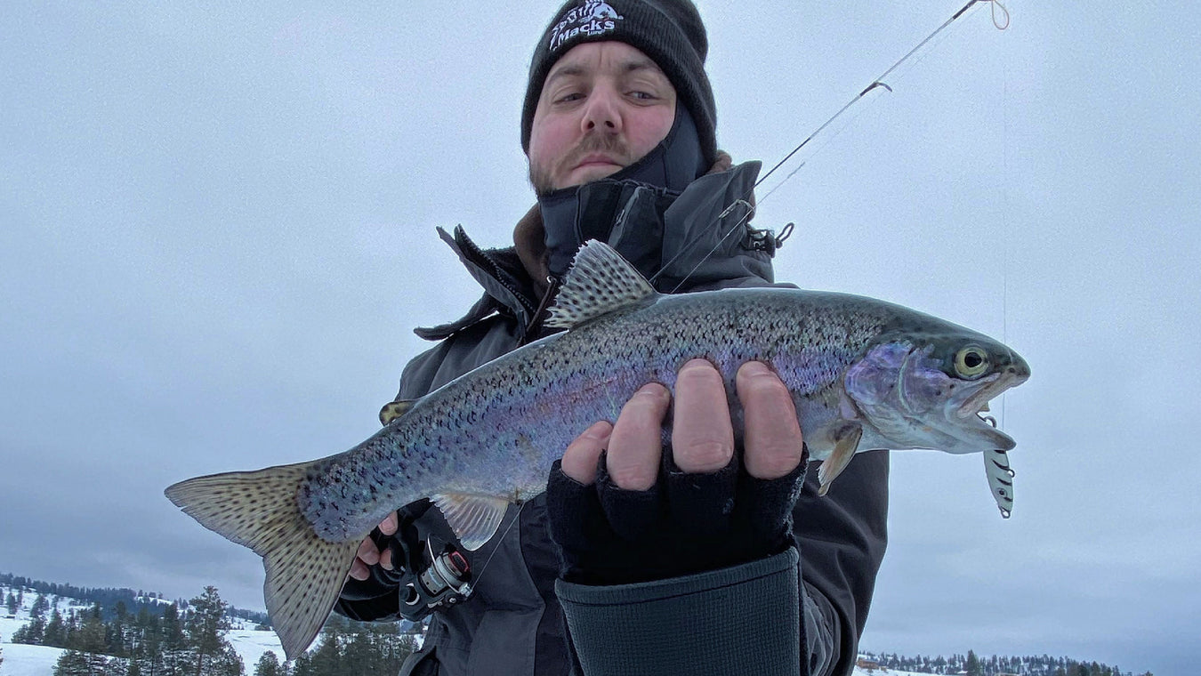 Early Ice Fishing Tips for Trout - Britton Ransford - MacksLure.com