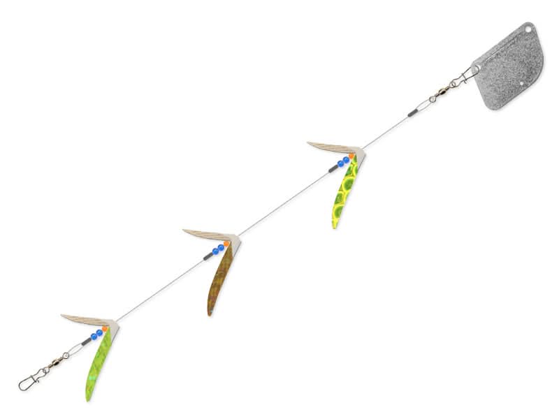 all troll light fishing pole Mack's Lure 60540 Flash Lite Trolls - 3 Blade Series Most fish are attracted to light Fin Legacy Spinning Trolling Rod