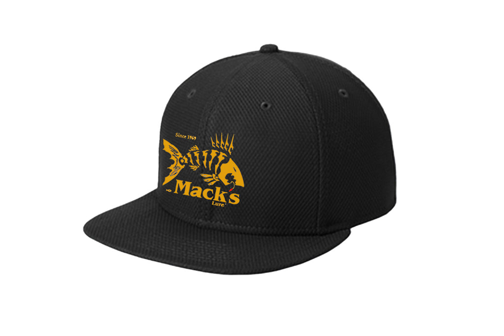 NEW ERA 9Fifty Performance Black/Gold Snapback — Mack's Lure
