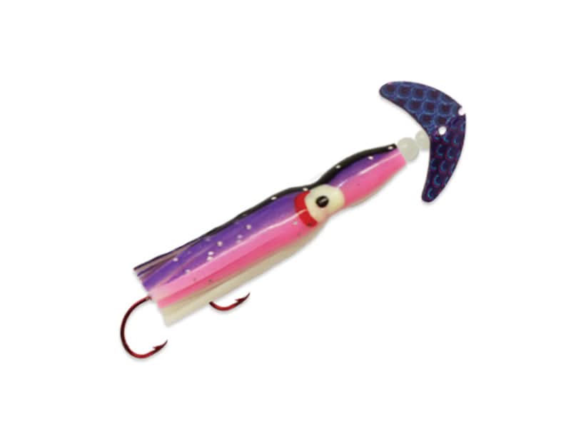 c kausch fishing lures Mack's Lure 60009 Cha Kokanee Squidder Rigs Silver Sparkle, 1.5"