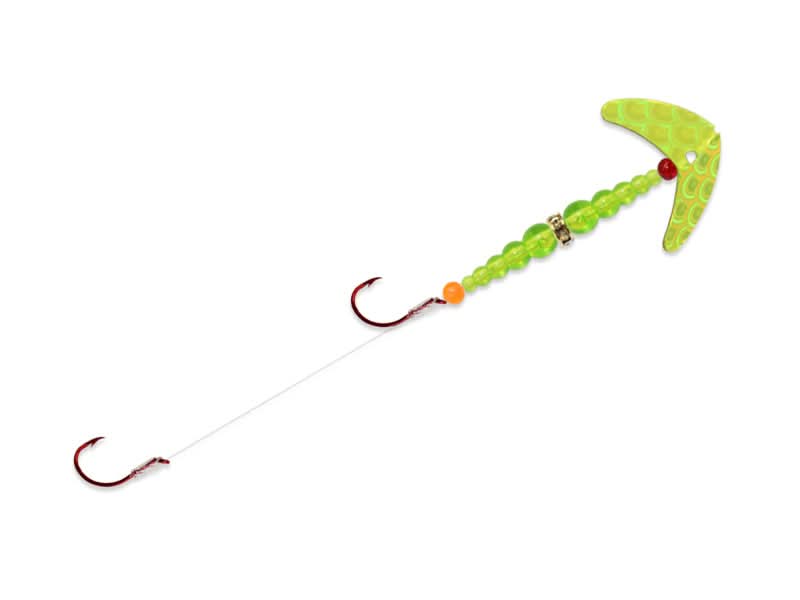 Double Whammy Pro Series Silver Sparkle/Chartreuse/Orange / 4
