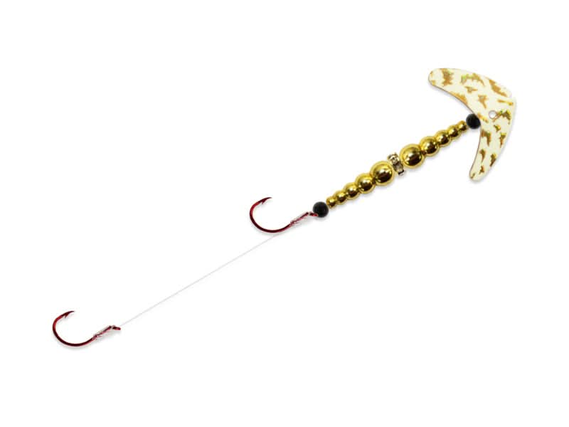 double whammy fishing lure Double Whammy Pro Series Glow Gold Tiger/Gold / 6