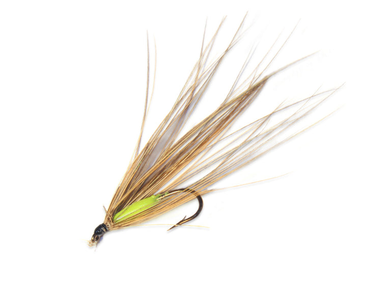 Glo Hooks Glo Fly Series White/Hackle / 8