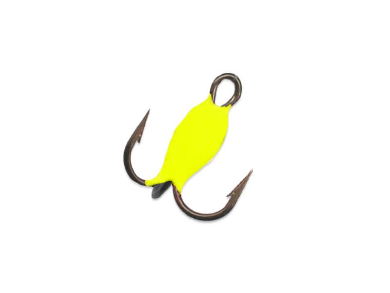 Glo Hooks Treble Series Chartreuse / 12 Glo Hooks Treble Series Chartreuse / 12