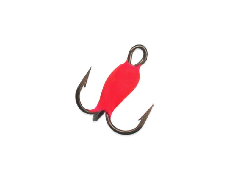 best treble hooks for ice fishing Glo Hooks Treble Series Hot Cerise / 12