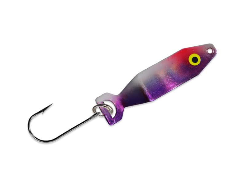 Mack's Precious Metal Hum Dinger Spoons 40121 Silver/Purple/White Mack's Precious Metal Hum Dinger Spoons 40121 Silver/Purple/White
