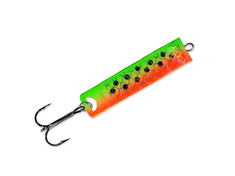 cassville mo fishing lures Cripplure 1/4 oz/ #6 Treble / Crushed Gold Prism