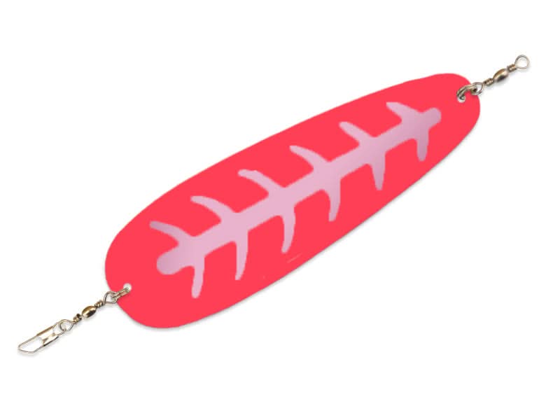 Mack's Sling Blade Dodger Brass/Red; 4 in Mack's Sling Blade Dodger Brass/Red; 4 in