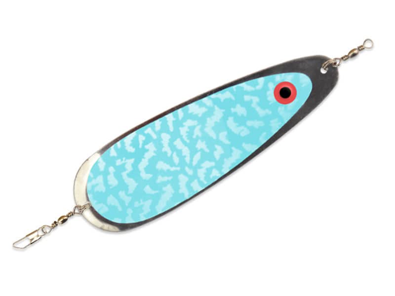 Mack's Sling Blade Dodger UV Silver Tiger; 6 in