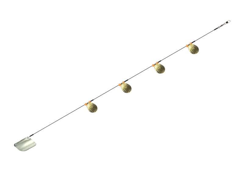 Shasta Tackle #4 Colorado Hammered Brass Shasta Tackle #4 Colorado Hammered Brass