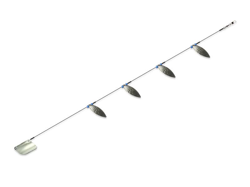 fishing flasher lure Shasta Tackle #4 Colorado Hammered Brass
