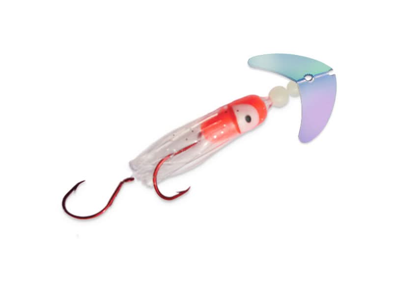 best lures for ice fishing kokanee Mack'smile Blade Kokanee Hoochie