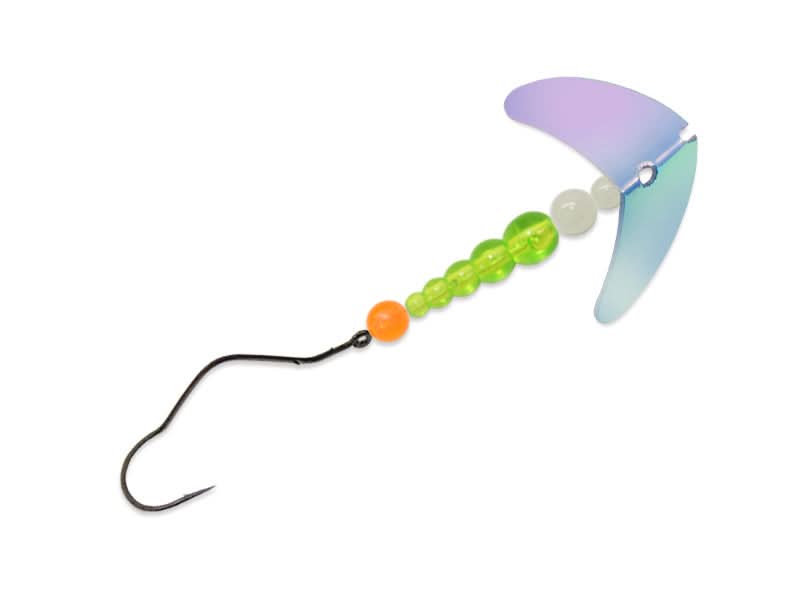 Mack's Smile Blade Super Slow Death Rig-Glo Burst Chartreuse