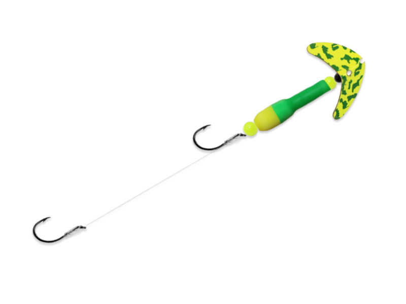Mack's Lure Wedding Ring Classic Original Series 09125 Fishing Lure,  Spinnerbait, Black/Chartreuse/Flo Chartreuse Lure D&B Supply