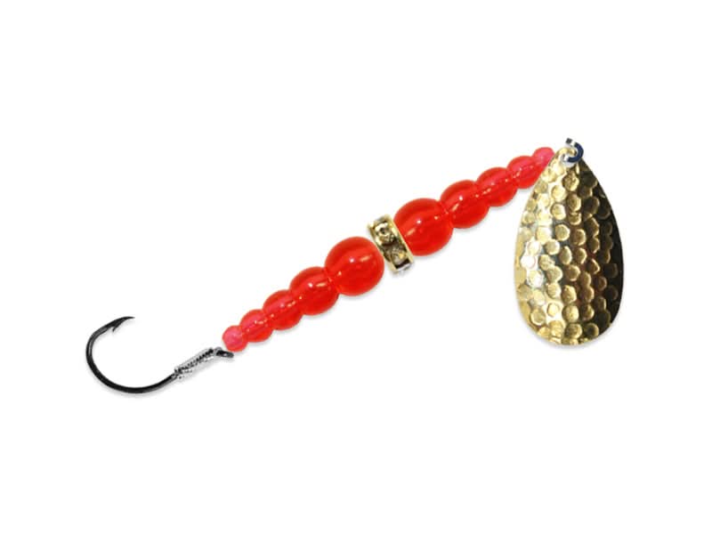 bass lure rings Mack's Lure Tackle Wedding Ring Classic Spinner Brass / Orange